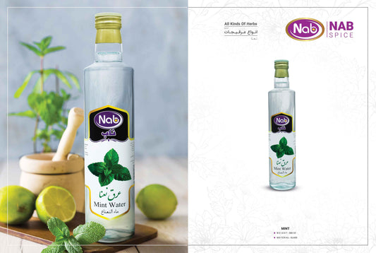 Nab Spice Mint Water (عرق نعناع) – Herbal Distillate | Refreshing, Cooling & Digestive Support