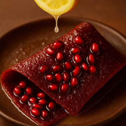Premium Persian Lavashak - authentic Sour Fruit Leather - 4 Pack (90g Each) - Natural, No preservatives