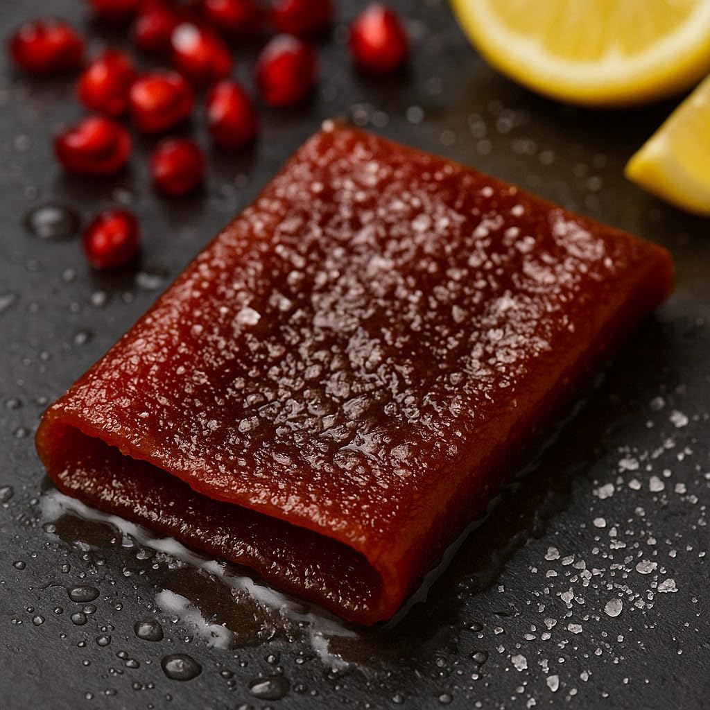 Premium Persian Lavashak - authentic Sour Fruit Leather - 4 Pack (90g Each) - Natural, No preservatives
