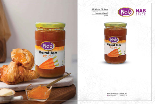 Nab Spice Carrot Jam (مربای هویج) – Traditional Persian-Style Jam | Sweet & Aromatic