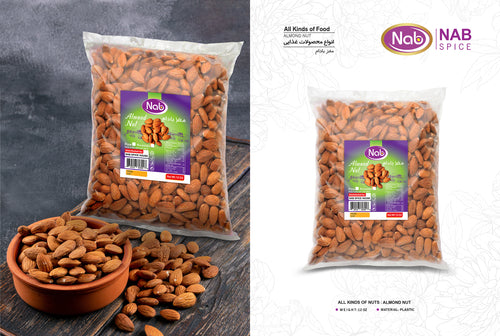 Nab Almond Nut 12 oz – بادام خام